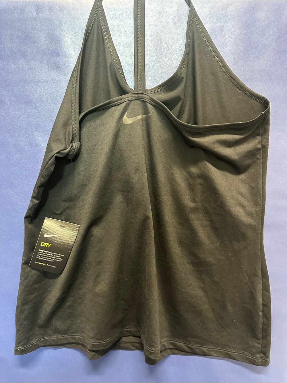NWT Nike Women’s Black Strappy Tank Top Size XL